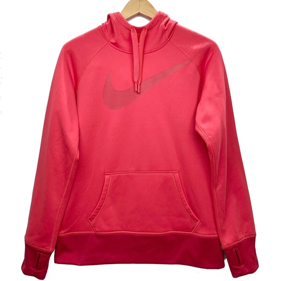 Nike Tops - Nike Swoosh Therma-fit Hooded Pullover